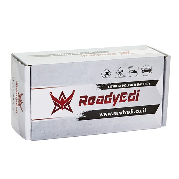 סוללת ליתיום-יון במצב מוצק ReadyEdi 27000mAh 22.2V 5C 6S1P לרחפן עם תקע XT90
