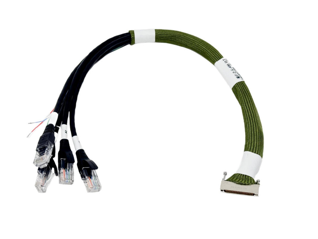 37 Pin Rectangular Connector, 400mm (MIL-DTL-83513) RJ-45 and Spade Cable