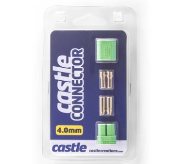 Polarized Castle Connectors - 4.0mm Male / Female Set