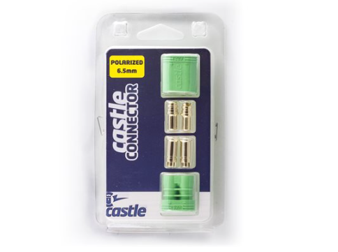 מחברים מקוטבים של Castle - סט זכר ונקבה 6.5 מ"מ
