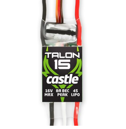 בקר ESC TALON 15 אמפר, 4S / 16V עם 8 אמפר BEC