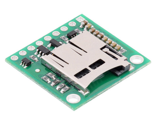 Breakout Board for microSD Card with 3.3V Regulator and Level Shifters