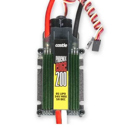 Phoenix Edge 200 AMP ESC, 8S / 33.6V with 5 AMP BEC